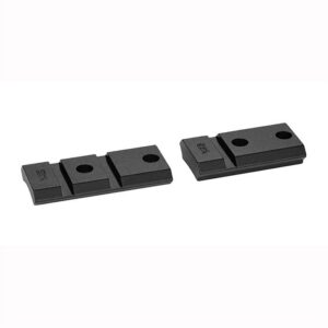 Warne Vapor Aluminum Base Set Matte Black Remington 700,Weatherby Vanuard,Howa1500,Christ Arms