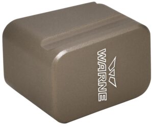 Warne MEG1954DE Magazine Extension Made of 6061-T6 Aluminum with Hardcoat Anodized Flat Dark Earth Finish for Glock 19, 23 Magazines (Adds 5-Round 9mm