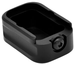 Warne MESIG54BLK Magazine Extension Made of 6061-T6 Aluminum with Hardcoat Anodized Black Finish for Sig P320 Magazines (Adds 5-Round 9mm Luger)