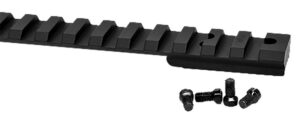 Warne V45020MOA Vapor Picatinny Rail Black Anodized Aluminum Howa 1500/Weatherby Vanguard Except Weatherby Mark V Short Action, 20 MOA