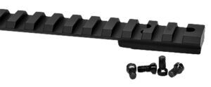 Warne V450M Vapor Picatinny Rail Black Anodized Aluminum Howa 1500/Weatherby Vanguard Except Weatherby Mark V Short Action, 0 MOA