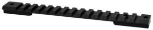 Warne V465M Vapor Picatinny Rail Black Anodized Fits Savage 110 Long Action, 0 MOA