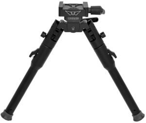 Warne 7912M Lite Bipod Skyline Matte Black 6.5"-11.15", Aluminum, ARCA