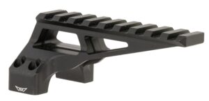 Warne 7859M DiviingBoard Mount Black Aluminum 30mm Tube Picatinny Rail