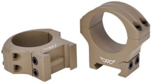 Warne 8514DE HyperLite Dark Earth Cerakote MagnaFusion Alloy 30mm Tube Maxima/Weaver/Picatinny