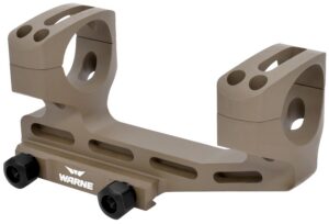 Warne LRSKEL30DE Skeletonized Scope Mount/Ring Combo Extended Dark Earth Aluminum 30mm Tube MSR 20 MOA