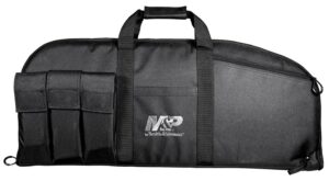 M&P Accessories 110016 Duty Series Large Case 45" Black 5 Exterior Magazine Pouches for Rifle/Shotgun