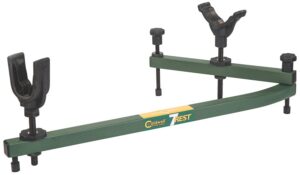 Smith & Wesson Caldwell 1071001 7-Rest 16-24" Vertical Adjustment, Green Aluminum, Ambidextrous Design for Universal Firearms