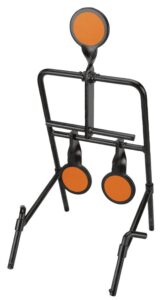 Smith & Wesson Caldwell 1071002 Resetting Handgun Resetting Steel Target Black/Orange Circle Illustration Impact Enhancement Motion 3.50"