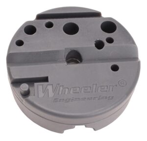 Wheeler 672215 Universal Bench Block Black Urethane Handgun 1 Pieces