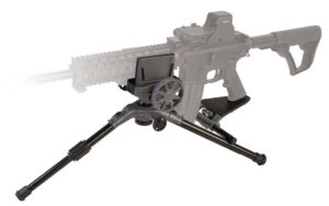 Caldwell 821400 Precision Turret Shooting Rest Black Aluminum 22.40" L X 5.50" W