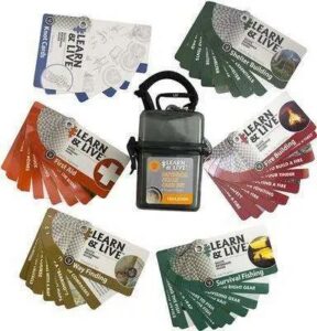 Ultimate Survival Learn & Live Outdoor Skills Card Set
