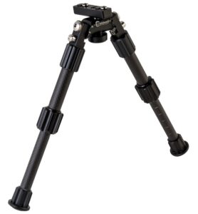 Smith & Wesson Caldwell 1081953 Accumax Premium M-Lok/Key Mod Bipod 6-9" Black Carbon Fiber