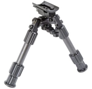 Smith & Wesson Caldwell 1092515 Accumax Premium Carbon Fiber Bipod 6-9" Gray