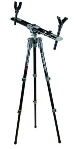 Bog-Pod 1100473 Fieldpod Max Tripod with Black Finish, Spike Feet, Carry Strap, Bubble Level, Independent Leg Adjustment & 20-48" Vertical