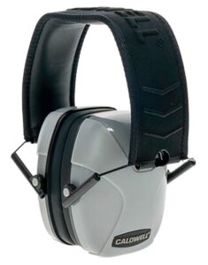 Smith & Wesson Caldwell 1103305 Passive Low-Profile Muff 24 dB Over the Head Gray/Black Adult