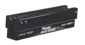 Wheeler 156888 Delta Series Upper Picatinny Rail Vise Block Black Aluminum Rifle AR-15/AR-10