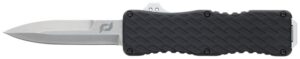 Schrade 1135967 Uproar Double Action OTF Out-The-Front Automatic Knife 3.00 D2 Single Edge Dagger Blade, Aluminum Handle