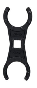 Wheeler 1199464 Mil-Spec Barrel Nut Crowfoot Wrench Black Steel