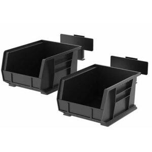Securewall Bin Hangers Securewall Bin Hanger 2-PACK Black
