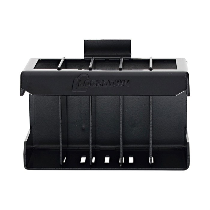 Securewall Rack for Firearm Magazines Securewall Magazine Rack for Pistol Magazines Black