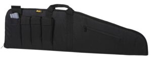 US PeaceKeeper P20035 MSR Case Water Resistant Black 600D Polyester with Brushed Tricot Liner 2" Padding & Lockable Zippers