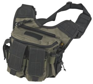 US PeaceKeeper P20305 Rapid Deployment Pack Shoulder Sling 600D Polyester OD Green/Black