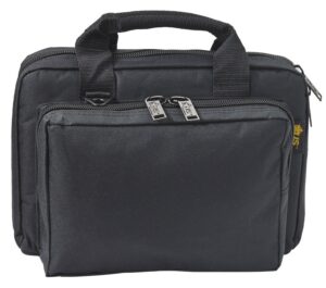 US PeaceKeeper P21105 Mini Range Bag Water Resistant Black 600D Polyester with 8 Mag Pockets, Lockable Zippers & Wraparound Handles 12.75" L X