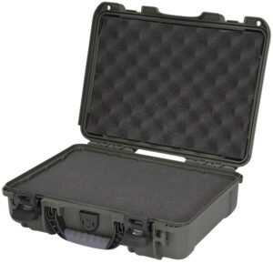 Nanuk 9101006 910 Waterproof Olive Resin with Foam Padding&Airline Approved