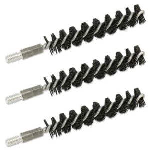 3/PK Nylon Rifle Brush .375 Cal 8/32 M Thr