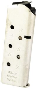 Kimber Manufacturing,inc 1100813A Tac-Magazine 7-Round Compact 45 ACP Stainless Steel
