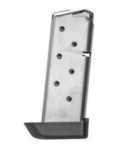 Kimber Manufacturing,inc 1200164A Micro with Base Pad 7-Round 380 ACP Silver Stainless Steel