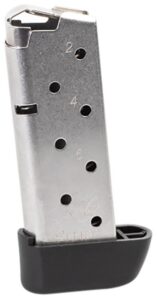 Kimber Manufacturing, Inc 1200845A Micro 9 7-Round Extended 9mm Luger Silver Stainless Steel