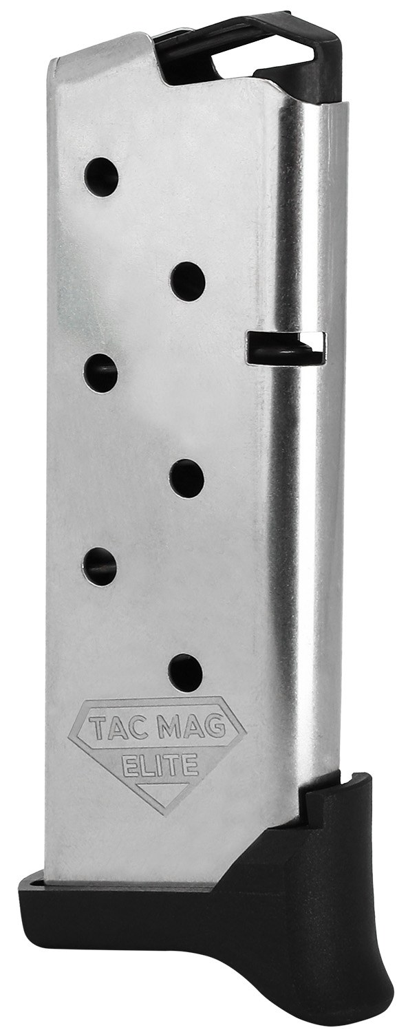 Kimber Manufacturing, Inc 1200930A Micro 9 Tac-Magazine 7-Round Extended 9mm Luger Silver Steel