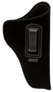 Bulldog DIP12 Deluxe IWB Black Suede Like Belt Clip Fits Taurus Judge/3-4" Barrel Right Hand