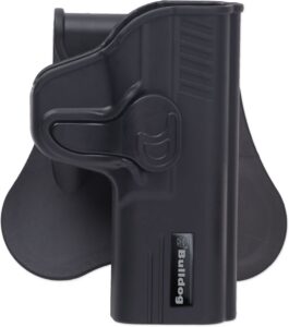 Bulldog Case Rapid Release Polymer Holster with Paddle RH Glock 19 23 32 All Gen (12 per Case)