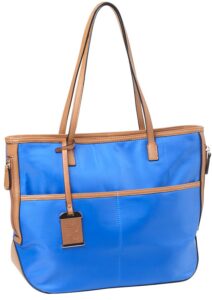 Bulldog Case Concealed Carry Purse Tote Style Nylon with Holster Electric Blue