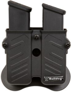 Bulldog MXM Max Multi-Fit Magazine Holder OWB Black Polymer Paddle Ambidextrous Hand