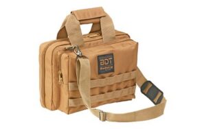 Bulldog Deluxe 2 Pistol Range Bag Tan