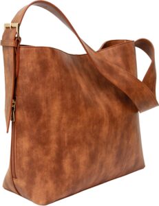 Bulldog Shoulder/Computer Bag with Holsters Distressed Brown ( 6 per Case)