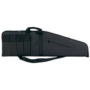 Bulldog BD420 Extreme Tactical 45" Black Water-Resistant Nylon, Tricot Lining, 4 External Velcro Magazine Pouches, Soft Padding