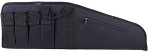 Bulldog BD421 Extreme Tactical 40" Black Water-Resistant Nylon, Tricot Lining, 4 External Velcro Magazine Pouches, Soft Padding