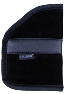 Bulldog BDIPL Inside the Pocket Size Large Black Synthetic Compatible with Ruger LC9/Glock 42/43 Fits 2" Barrel Ambidextrous