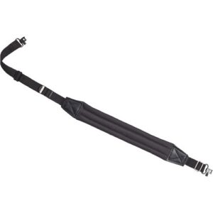 Black Deluxe Padded 1IN Rifle Sling Swivels