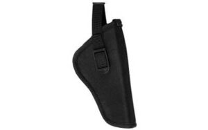 Bulldog DLX12 Pit Bull OWB Black Nylon Belt Loop Fits S&W J/K/L/N Frame Fits 3-4" Barrel Right Hand