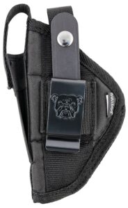 Bulldog FSN3 Extreme OWB Black Nylon Belt Loop/Clip Compatible with Taurus Millennium Fits 2.50-3.75" Barrel Ambidextrous