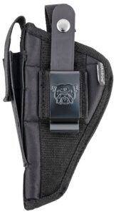 Bulldog Belt/Clip Ambidextrous Holster Black 1911-5in Barrel BULLDOG BELT/CLIP AMBIDEXTROUS HOLSTER BLACK 1911-5IN Barrel