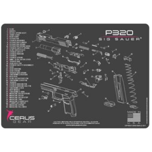 Sig P320 Schematic Gray/Pink