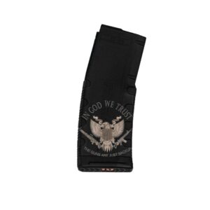 Black Rain Laser Etched Magazines 30-Round God's Gun