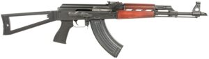 Zastava ZPAPM70 AK Rifle Blood Red Handguard Td Grip Triangle Stock 16.5IN Chrome Lined Barrel 1.5MM Receiver Buldged Trunnion 30-Round ZR7762RT